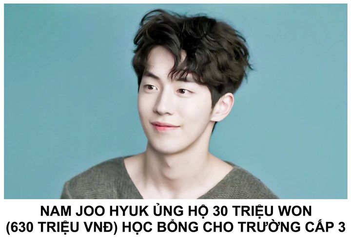 Nam Joo Hyuk gần đ&acirc;y đ&atilde; gh&eacute; thăm trường cấp 3 Suil ở Suwon, nơi m&igrave;nh từng theo học v&agrave; d&agrave;nh thời gian động vi&ecirc;n c&aacute;c hậu bối học tập chăm chỉ. Hiện anh ch&agrave;ng đang ghi h&igrave;nh phim điện ảnh &ldquo;Ansi Fortress&rdquo; c&ugrave;ng Jo In Sung, AOA Seolhyun, Park Sung Woong..