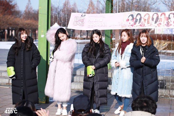 Apink khóc xin lỗi fan trong buổi mini fanmeeting với các Panda đã đến MBC Gayo Daejun sáng nay. Do Hayoung bị cúm virus Influenza type A nên dù các thành viên còn lại chưa có triệu chứng cụ thể, nhóm vẫn không thể trình diễn vì lo ngại sẽ lây virus cho n