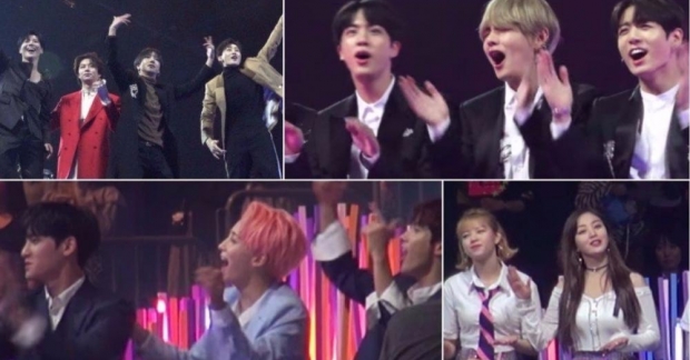 Thần tượng phản ứng ra sao trước m&agrave;n tr&igrave;nh diễn của nhau tr&ecirc;n MAMA 2017