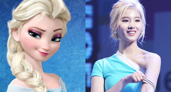 Sana (Twice) với nhan sắc phiên bản đời thực của các công chúa Disney