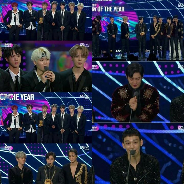 Bài báo: [2017MAMA] EXO 5 năm liên tiếp, BTS 2 năm liên tiếp đạt Daesang danh giá “lập nên kỷ lục mới” 