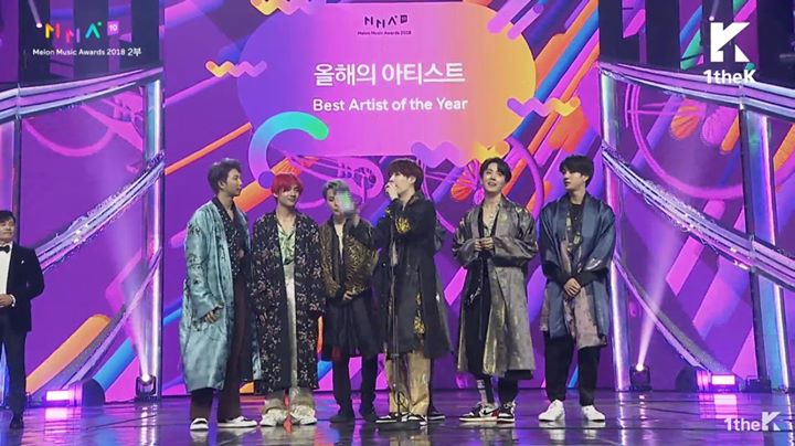 BTS thắng Daesang kép với Artist of the Year tại Lễ trao giải #MelonMusicAwards2018