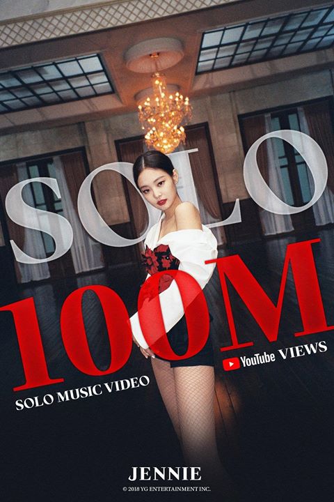 “SOLO” của BLACKPINK Jennie đạt 100 triệu views sau 23 ngày phát hành MV, nhanh nhất trong số các nữ ca sĩ K-Pop 