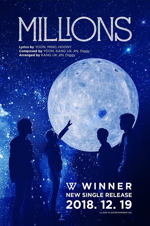 Ca khúc mới của WINNER mang tên “MILLIONS”