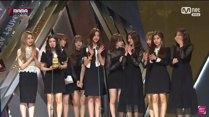 IZ*ONE nhận giải New Asian Artist tại #MAMA2018