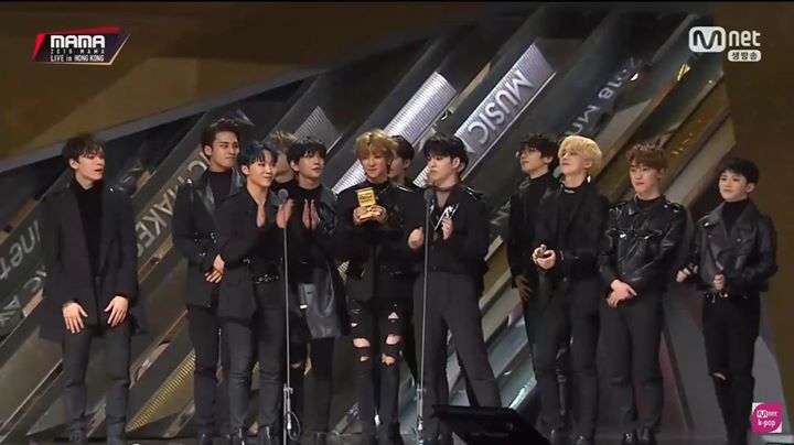 SEVENTEEN “Oh My!” thắng giải Best Dance Performance Male Group tại #MAMA2018