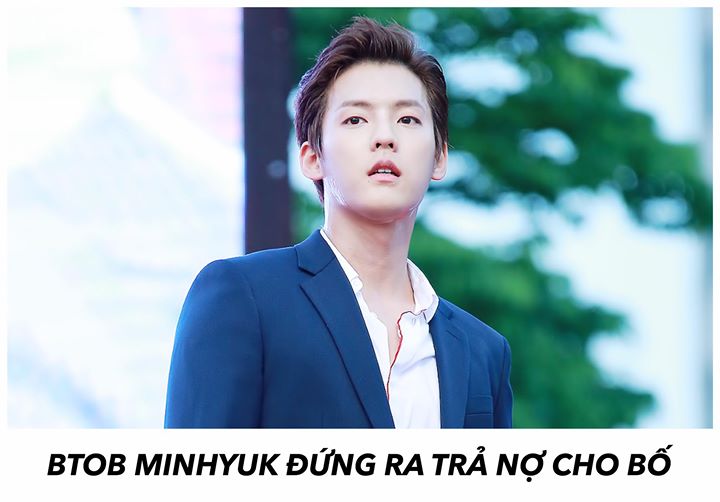 Cube Entertainment thông báo Minhyuk đã thay mặt trả hết toàn bộ số nợ mà bố mình vay 10 năm trước, và giải quyết mọi vấn đề với nạn nhân của vụ việc. Công ty xin lỗi vì khiến cho nhiều người phải bận lòng. 