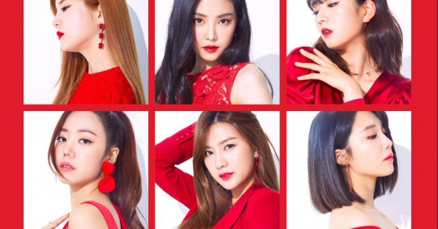 Apink quyến rũ với tông đỏ rực trong ảnh chụp poster quảng bá concert đầu năm 2019