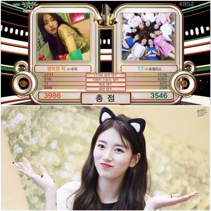 Suzy tiếp tục giành #1 trên Music Bank tuần này trước TT của TWICE