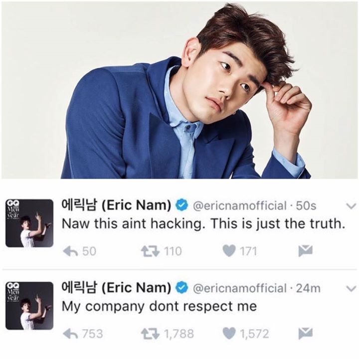 B2M Entertainment giải thích việc Eric Nam tố công ty không tôn trọng mình