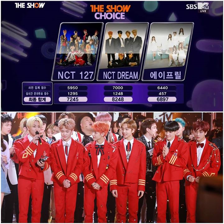 NCT Dream tiếp tục giành chiếc cúp thứ 2 trên The Show hôm nay trước NCT 127 và April