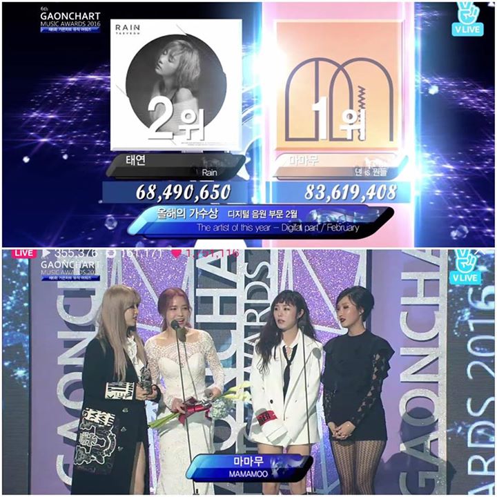 #6thGaonChartAward: MAMAMOO thắng Digital tháng 2 với "You Are The Best"