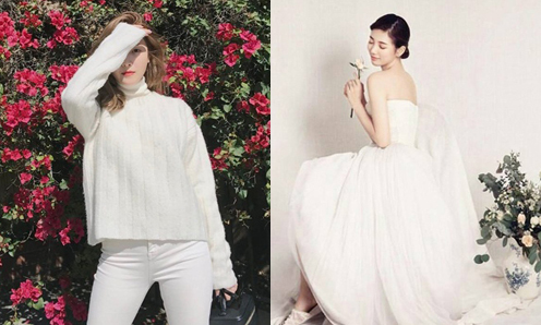 Cập nhật sao Hàn: Jessica diện style white-on-white, Taeyeon lộ ảnh cuốn lô