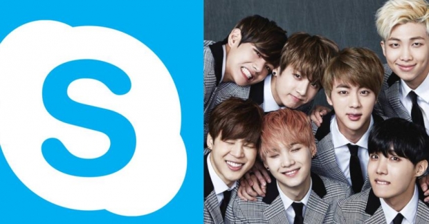 Chịu thôi, đến Skype cũng là fan BTS cơ mà!