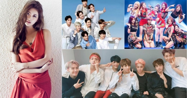 Top 10 ngôi sao quyền lực nhất Hàn Quốc 2017 gọi tên EXO, BTS, TWICE, Suzy