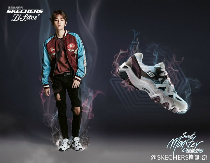 [OFFICIAL] 170207 SKECHERS Weibo Update - Baekhyun, Kai & Xiumin