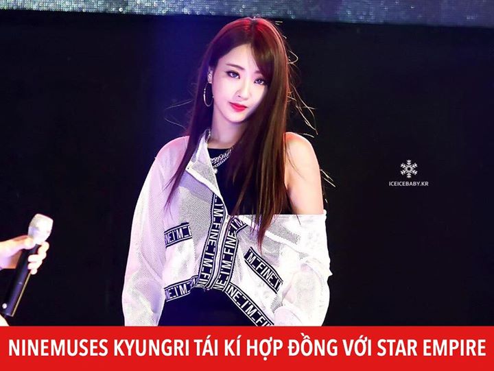 Cô là thành viên Ninemuses thứ hai gia hạn với công ty chủ quản sau Hyemi