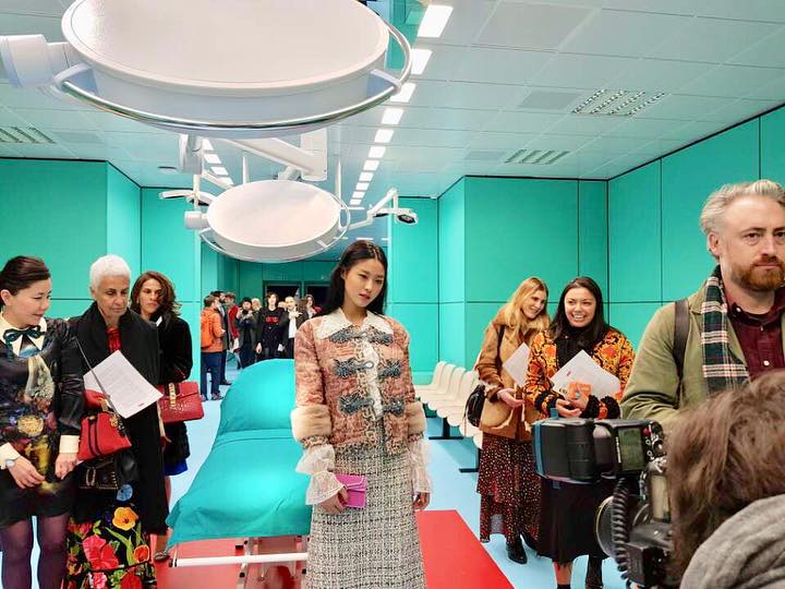 AOA Seolhyun dự show diễn ra mắt bộ sưu tập Gucci Thu Đông 2018 tại Tuần lễ thời trang Milan