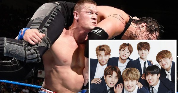 Đến siêu sao đô vật thế giới John Cena cũng "mê tít" BTS