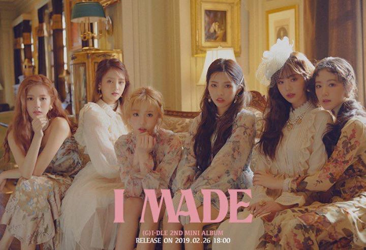 (G)I-DLE tung chùm ảnh concept quý tộc cho mini album thứ hai ”I MADE” phát hành ngày 26 tháng 2