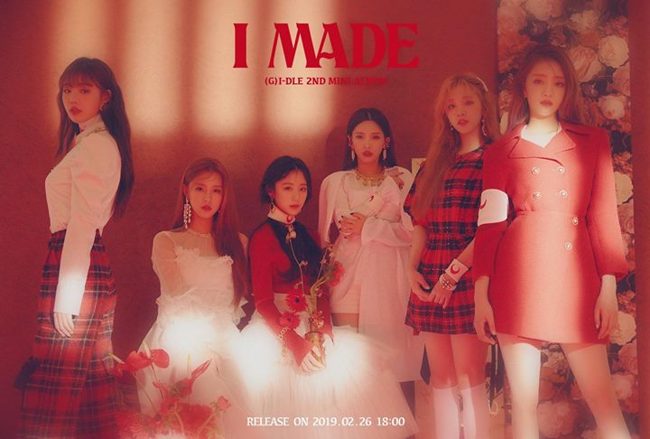 Bộ ảnh concept sắc đỏ của (G)I-DLE cho ”I MADE”