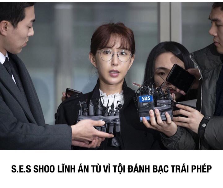 Phiên tòa xét xử vụ S.E.S Shoo - tên thật Yoo Soo Young, 39 tuổi, sử dụng tài khoản giả mạo để đánh bạc và quỵt nợ đã có phán quyết cuối cùng. Theo Tòa án quận phía Đông Seoul, cô nhận mức án 6 tháng tù, nhưng được hưởng án treo trong 2 hai năm và phải th