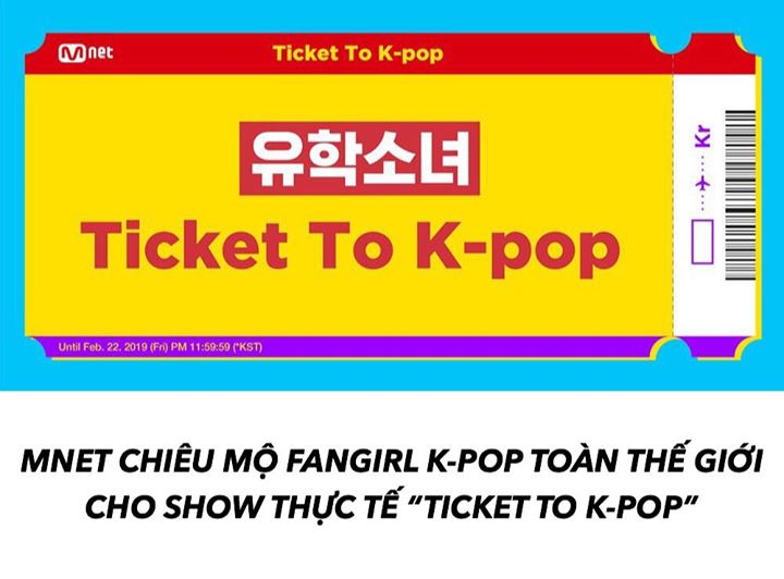 Chỉ cần bạn là fangirl K-Pop người nước ngoài (bất kể quốc tịch), sinh trước tháng 3/2004 thì có thể gửi đơn đăng ký để giành lấy chuyến đi miễn phí 1 tháng tới Hàn Quốc cho khóa học đầy đủ về Văn hóa, Làm đẹp và Ẩm thực...v.v tại xứ sở kim chi. Với sự xu