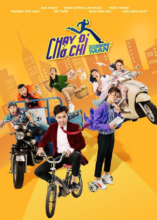 “Running Man” phiên bản Việt Nam - Chạy Đi Chờ Chi công bố poster chính thức với 7 thành viên: Trấn Thành, BB Trần, Ninh Dương Lan Ngọc, Ngô Kiến Huy, Trương Thế Vinh, Jun Phạm và Liên Bỉnh Phát.