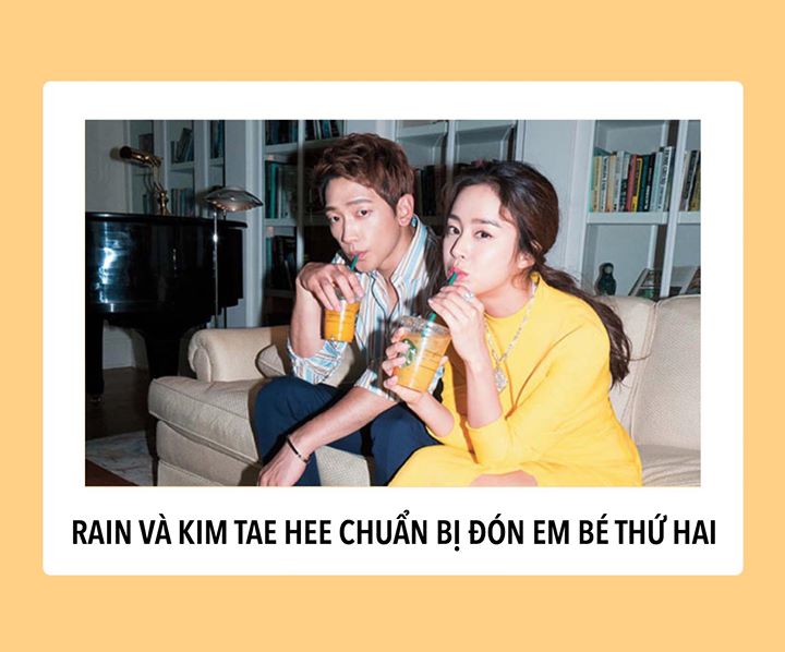 Kim Tae Hee đang mang bầu em bé thứ hai khi con gái đầu lòng được hơn 1 tuổi. Dự sinh tháng 9 năm nay.