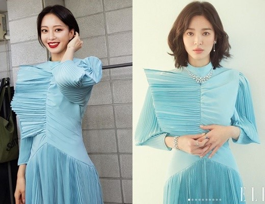 [naver] Những nữ diễn viên gần ngưỡng 40 tuổi, Han Yeseul vs. Song Hyekyo trong cùng một bộ váy thiết kế "trang phục giống nhau, thần thái khác biệt"