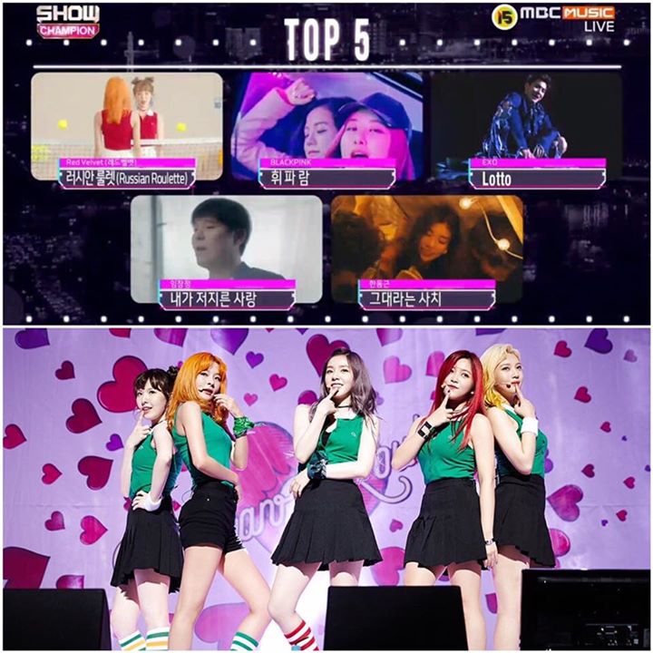 Chúc mừng RED VELVET giành #1 tại Show Champion hôm nay trước Lim Chang Jung, BLACK PINK, EXO & Han Dong Geun 