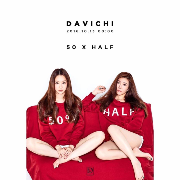 News: DAVICHI sẽ comeback với mini album "50 X HALF" vào ngày 13/10