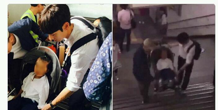 Hành động ấm áp của nam diễn viên Lee Je Hoon ở ga tàu điện ngầm thu hút nhiều sự chú ý