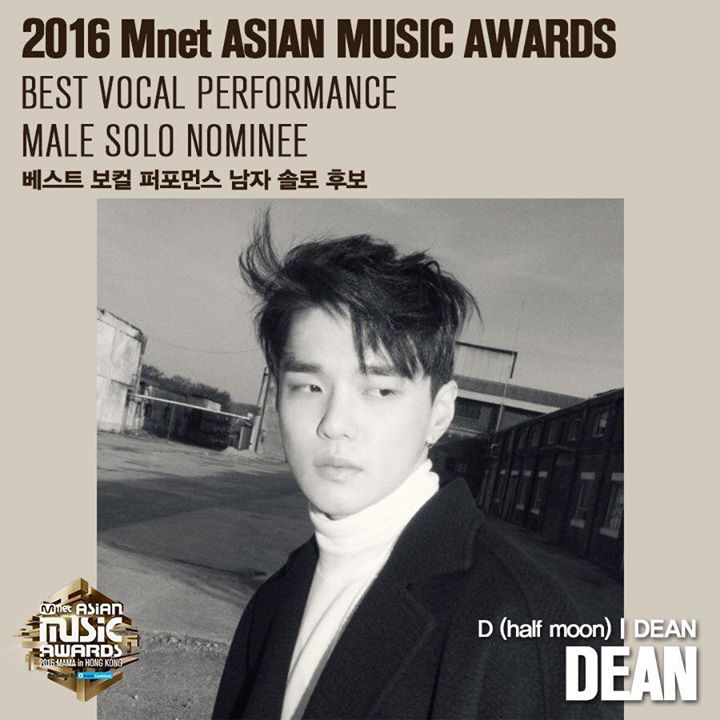 #2016MAMA Đề cử Giọng ca nam xuất sắc nhất [Best Vocal Performance Male Solo]