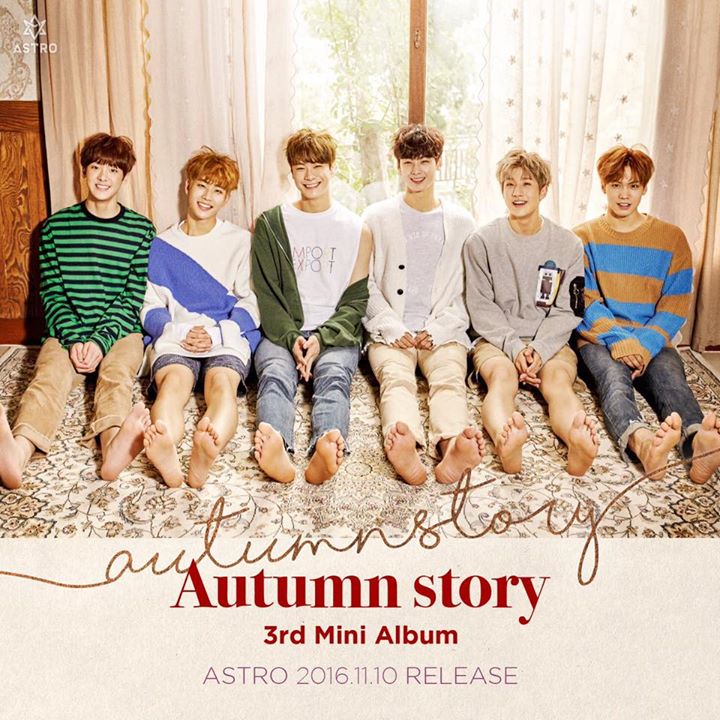 ASTRO phát hành những bức teaser đầu tiên cho mini album thứ 3 "Autumn Story"