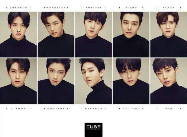 CUBE hé lộ 10 thành viên của boygroup mới #PENTAGON - bao gồm cả cựu trainee SM Jino và cựu trainee YG Yang Hong Seok. 