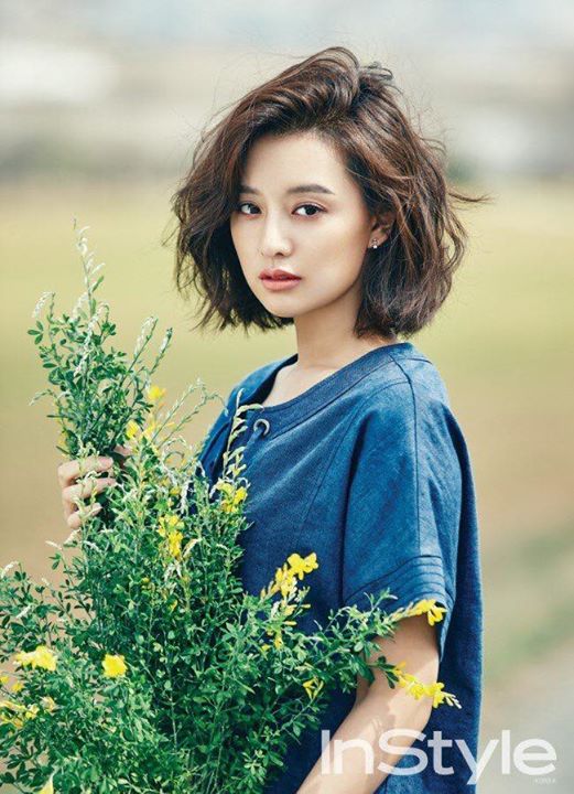 Kim Ji Won trên tạp chí InStyle tháng 5