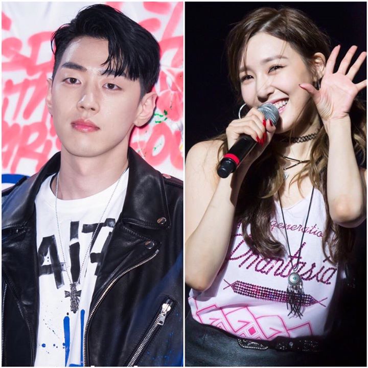 News: AOMG Gray (ảnh trái, người từng có tin đồn hẹn hò với SNSD Tiffany) và The Underdogs là nhà sản xuất của "Hearbreak Hotel" - ca khúc hợp tác giữa Tiffany và Simon D