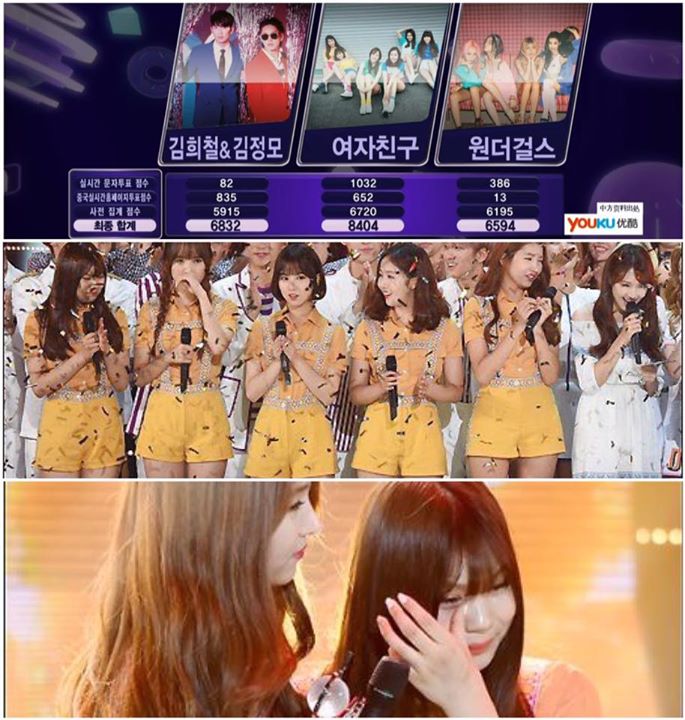 Chúc mừng GFRIEND giành chiến thắng trước WONDER GIRLS và bộ đôi SUPER JUNIOR Heechul - TRAX Jungmo trên SBS MTV The Show hôm nay 