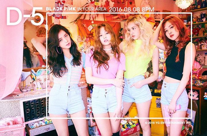 YG tung ảnh teaser nhóm của BLACKPINK. Nhóm sẽ có debut showcase ngày 8.8 thông qua Naver V Live