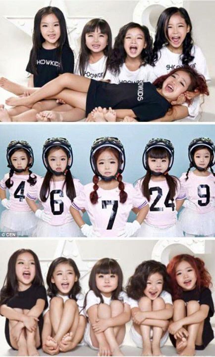 Bài báo: Nhóm nữ của các bé gái  4-5 tuổi tại Trung Quốc... "bắt chước nhóm nữ Hàn Quốc"