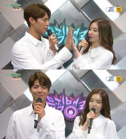 [Naver] Music Bank PARK BOGUM♥IRENE, 1 năm làm MC "Cảm ơn vì đã ở bên nhau"