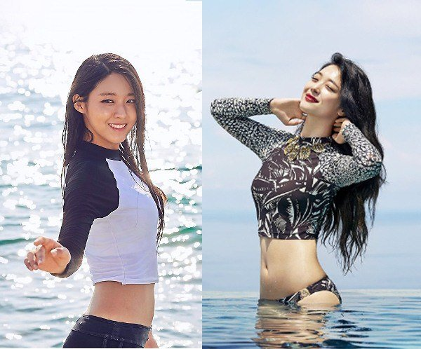 Bài báo: Seolhyun vs. Sulli, ai mặc đồ bơi đẹp hơn? 