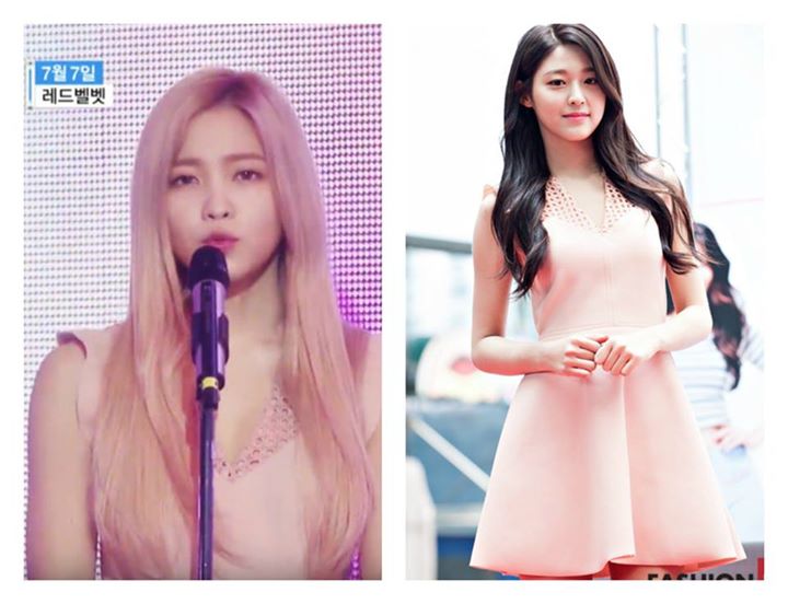 [Instiz] Seolhyun và Yeri, cùng một bộ váy, cảm giác khác biệt