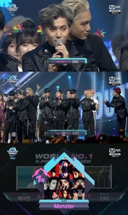Bài báo: “M! Countdown” EXO thắng no.1 đầu tiên kể từ khi comeback…BẮT ĐẦU cuộc chạy đua tranh cúp