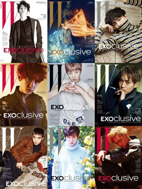Instiz: BXH độ nổi tiếng của các thành viên EXO thông qua doanh số tạp chí 