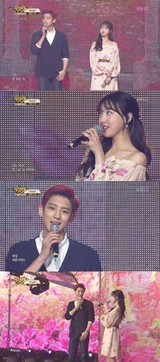 Naver: Music Bank, EXO Chanyeol x Twice Nayeon, mật ngọt chan chứa trong ca khúc hát đôi "Dream" 
