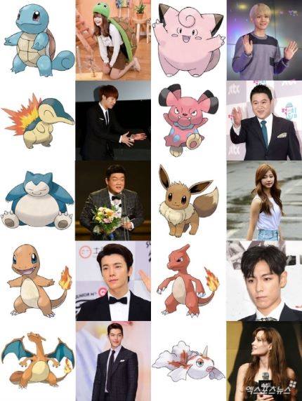 Xports News - Naver: Từ Ha Yeon Soo tới Kim Woo Bin... 10 ngôi sao trông giống Pokemon