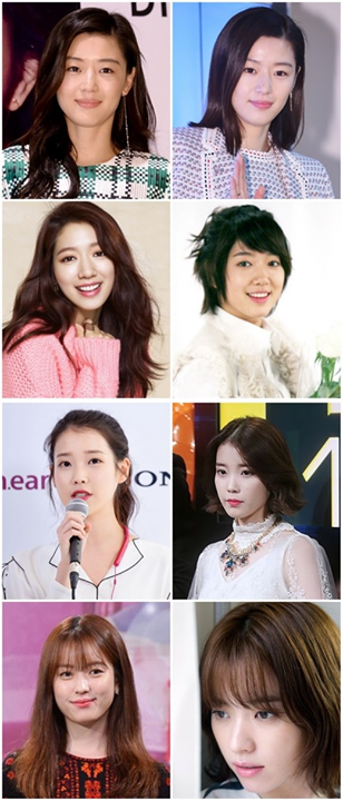 [naver] 'Những người dẫn đầu phong cách... Jun Jihyun, Park Shinhye, IU, Han Hyojoo.. Tóc đẹp vì mặt