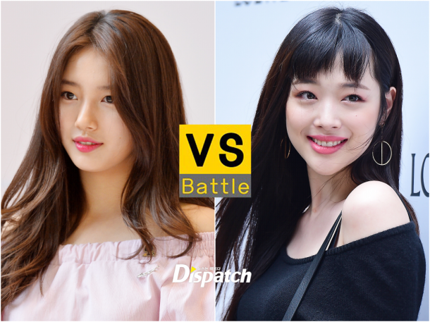 Bài báo: [Trận chiến HD] 'Sắc đẹp lên hương' Suzy vs. Sulli, ngày nào cũng là đỉnh cao